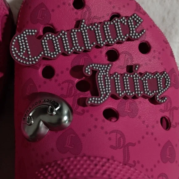Crocs x Juicy Couture Limited Edition Classic Clogs, Women 8 / Men 6 - Picture 4 of 8